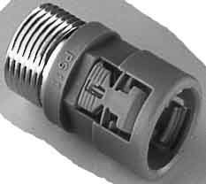 Screw connection for corrugated plastic hose  PA G O B-10P09