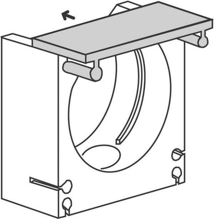 Holder for protective hose Plastic 17 mm PADSG-17