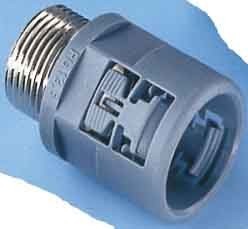 Screw connection for corrugated plastic hose  PA G O G-17M20