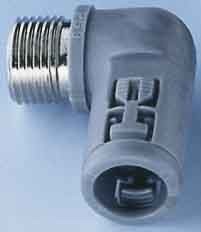 Screw connection for corrugated plastic hose  PA W O G-07P07