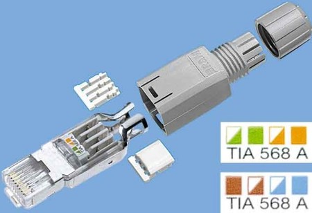 Modular connector Plug RJ45 8(8) R312231