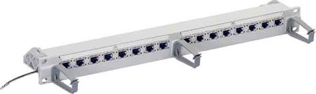 Patch panel copper (twisted pair) 16 RJ45 8(8) R305887