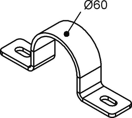 Tube clamp  161V6-c