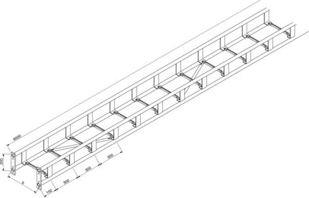 Cable tray/wide span cable tray  165C1-300