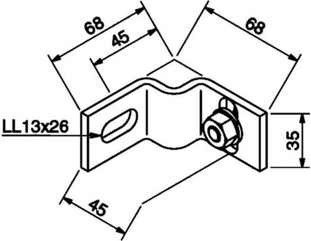 Mounting material for cable support system Steel Other 16J3-C