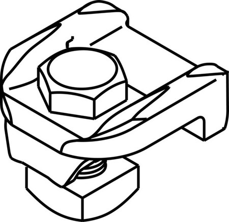 Mounting material for cable support system Steel Other 16B1-Z