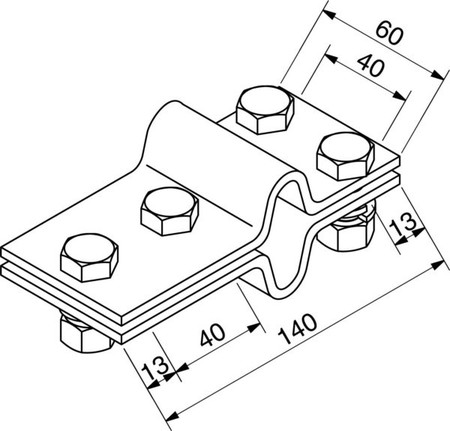 Mounting material for cable support system Steel Other 16J7-A