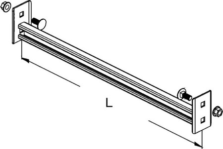 Rung for cable ladder 1041 mm Steel Other 16L13-1000-C