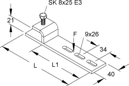 Fixing clamp  16S21-H153