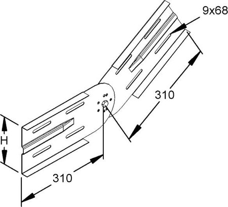 Connector for cable support system  173C9-C