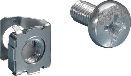 Square caged nut Steel Galvanic/electrolytic zinc plated 7000990