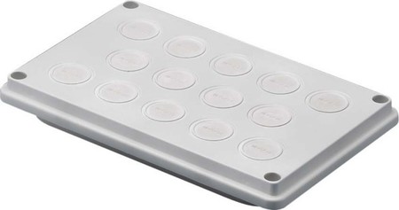 Gland plate for small distribution boards/switchgear cabinets  9