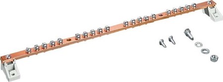 Earthing rail for distribution board 20 200 A Copper 7113000