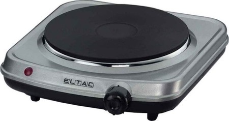 Portable hob (hotplate) Steel plate 1 18 cm ELTAC EK 18