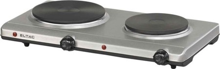 Portable hob (hotplate) Stainless steel 2 14.5 cm ELTAC DK 29