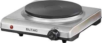 Portable hob (hotplate) Stainless steel 1 18 cm ELTAC EK 19