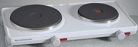 Portable hob (hotplate) Enamelled steel plate 2 14.5 cm AK 3080