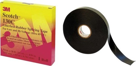 Adhesive tape 19 mm EPR Black 80610833404