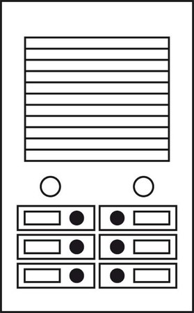 Expansion module for door and video intercom system  001803