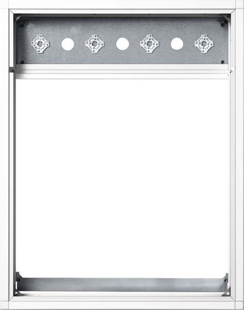 Mounting frame for door station 20 Aluminium 040852