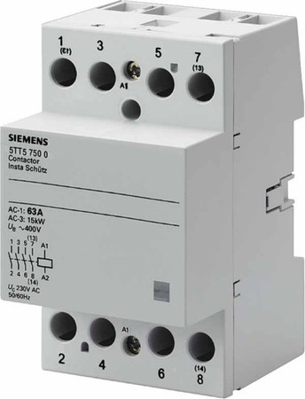 Installation contactor for distribution board 400 V 5TT50512