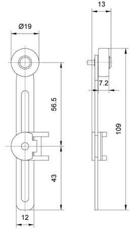 Drive head for position switches/hinge switches  3SE50000AA53