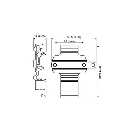 DIN-rail adapter DIN rail (top hat rail) 35 mm 7NG30928KA