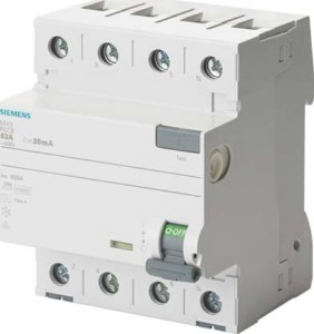 Residual current circuit breaker (RCCB)  5SV36466KK12