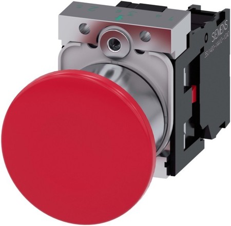 Push button, complete 1 Red 3SU11501BA201CA0