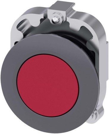 Front element for push button Red 1 Round 3SU10600JA200AA0