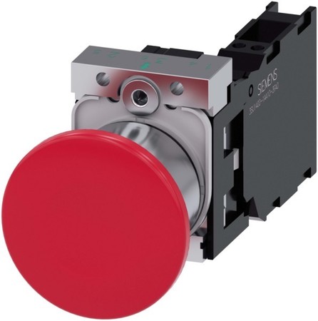 Push button, complete 1 Red 3SU11501BA203FA0