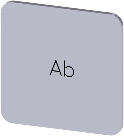 Text plate for control circuit devices AB Other 3SU19000AF810AE0