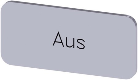 Text plate for control circuit devices AUS 3SU19000AC810AC0