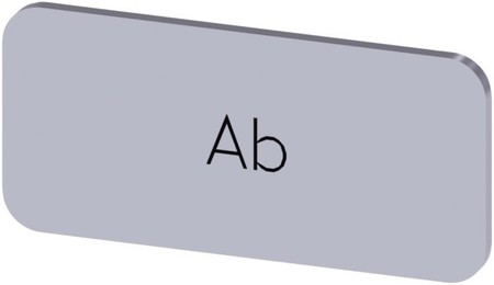 Text plate for control circuit devices AB Other 3SU19000AC810AE0