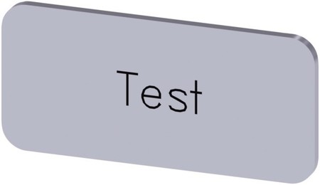 Text plate for control circuit devices TEST 3SU19000AC810DV0