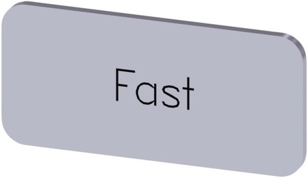 Text plate for control circuit devices FAST 3SU19000AC810EE0