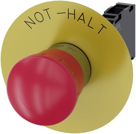 Push button, complete 1 Red 3SU11501HB201FH0