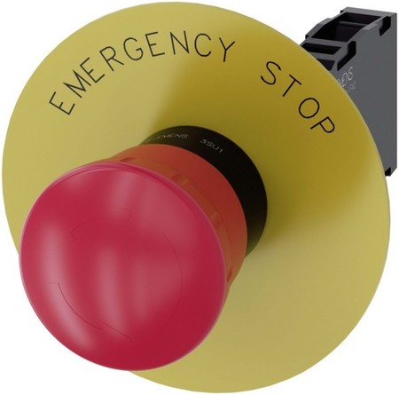 Push button, complete 1 Red 3SU11001HB201FG0