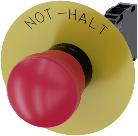 Push button, complete 1 Red 3SU11001HA201FH0