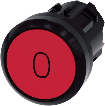 Front element for push button Red 1 Round 3SU10000AB200AD0