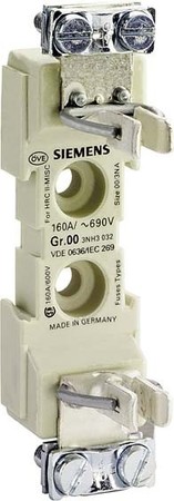 Low Voltage HRC fuse base NH00 1 160 A 3NH3032