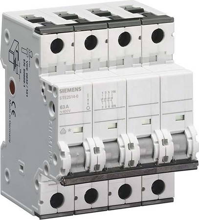 Main switch for distribution board Off switch 4 5TE25140