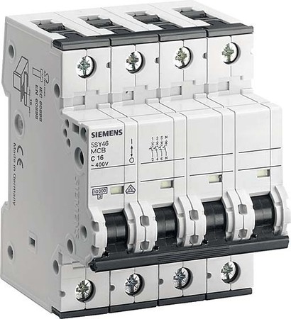 Miniature circuit breaker (MCB) D 4 8 A 5SY46088