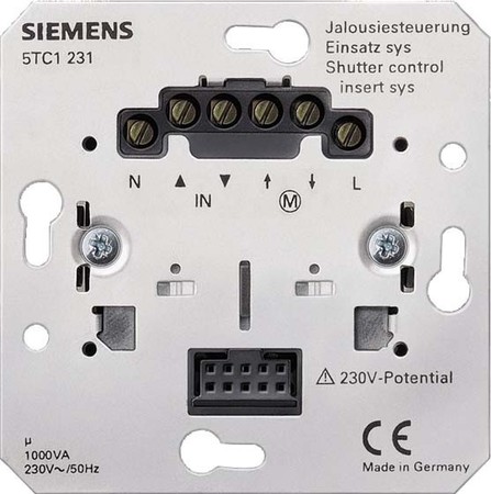 Venetian blind control unit Basic element 5TC1231