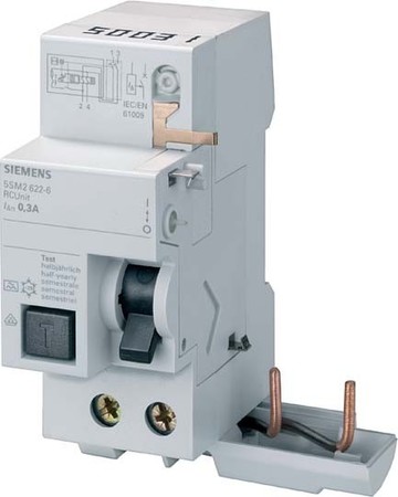 Residual current circuit breaker (RCCB) module 230 V 5SM26226