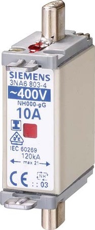 Low Voltage HRC fuse NH000 16 A 400 V 3NA68054