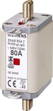 Low Voltage HRC fuse NH00 100 A 500 V 3NA68307