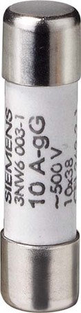 Cylindrical fuse 10x38 mm AC 400 V 32 A 3NW60121