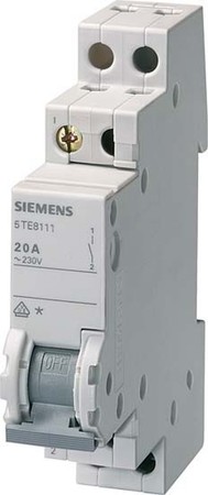 Main switch for distribution board Off switch 3 5TE8213