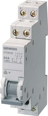 Main switch for distribution board Two-way switch 5TE8162